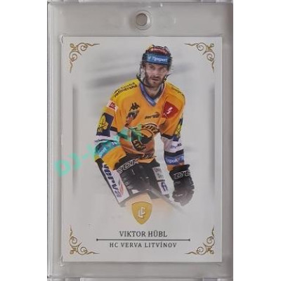 2023 Legendary Cards REKORDY ČESKÉ EXTRALIGY #106 Viktor Hübl Gold 01/20