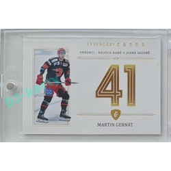 2023 Legendary Cards REKORDY ČESKÉ EXTRALIGY #ZC-DP4 Martin Gernát Základní Část Gold 07/20