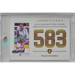 2023 Legendary Cards REKORDY ČESKÉ EXTRALIGY #ZC-MB3 Milan Doudera Základní Část Gold 07/20