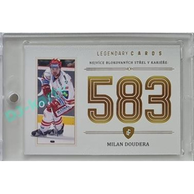 2023 Legendary Cards REKORDY ČESKÉ EXTRALIGY #ZC-MB3 Milan Doudera Základní Část Gold 07/20