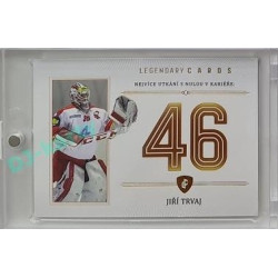 2023 Legendary Cards REKORDY ČESKÉ EXTRALIGY #ZC-MS01 Jiří Trvaj Základní Část Gold 07/20
