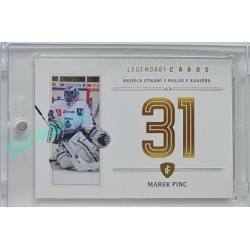 2023 Legendary Cards REKORDY ČESKÉ EXTRALIGY #ZC-MS09 Marek Pinc Základní Část Gold 07/20