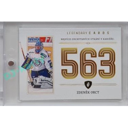 2023 Legendary Cards REKORDY ČESKÉ EXTRALIGY #ZC-MG1 Zdeněk Orct Základní Část Gold 07/20