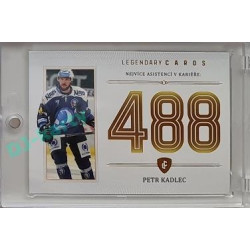 2023 Legendary Cards REKORDY ČESKÉ EXTRALIGY #ZC-AC2 Petr Kadlec Základní Část Gold 07/20