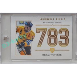 2023 Legendary Cards REKORDY ČESKÉ EXTRALIGY #ZC-H1 Michal Trávníček Základní Část Gold 07/20