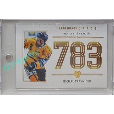 2023 Legendary Cards REKORDY ČESKÉ EXTRALIGY #ZC-H1 Michal Trávníček Základní Část Gold 07/20