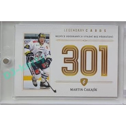 2023 Legendary Cards REKORDY ČESKÉ EXTRALIGY #ZC-P04 Martin Čakajík Základní Část Gold 07/20