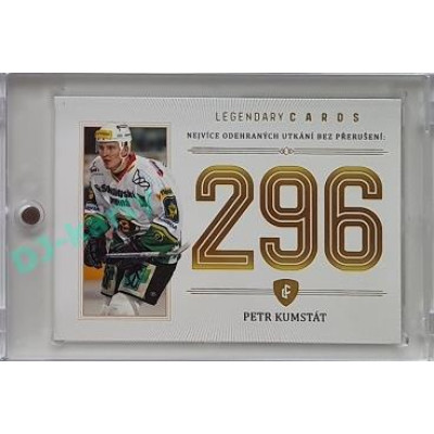 2023 Legendary Cards REKORDY ČESKÉ EXTRALIGY #ZC-P05 Petr Kumstát Základní Část Gold 07/20