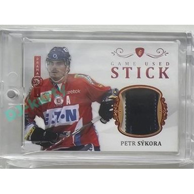 2023 Legendary Cards REKORDY ČESKÉ EXTRALIGY #GUS-03 Petr Sýkora Game Used Stick Expo Praha Red 1/1