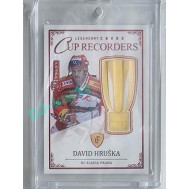 2023 Legendary Cards REKORDY ČESKÉ EXTRALIGY #CR-13 David Hruška Cup Recorders Expo Praha Red 1/1