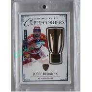 2023 Legendary Cards REKORDY ČESKÉ EXTRALIGY #CR-12 Josef Beránek Cup Recorders Expo Praha Turquoise 1/1