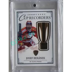 2023 Legendary Cards REKORDY ČESKÉ EXTRALIGY #CR-12 Josef Beránek Cup Recorders Expo Praha Turquoise 1/1