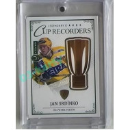 2023 Legendary Cards REKORDY ČESKÉ EXTRALIGY #CR-06 Jan Srdínko Cup Recorders Expo Praha Emerald 1/1