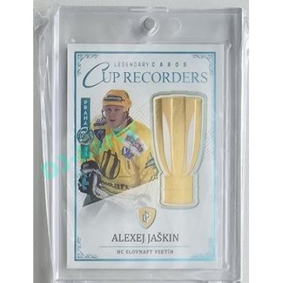 2023 Legendary Cards REKORDY ČESKÉ EXTRALIGY #CR-03 Alexej Jaškin Cup Recorders Expo Praha Turquoise 1/1