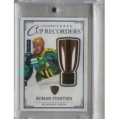 2023 Legendary Cards REKORDY ČESKÉ EXTRALIGY #CR-05 Roman Stantien Cup Recorders Expo Praha Turquoise 1/1