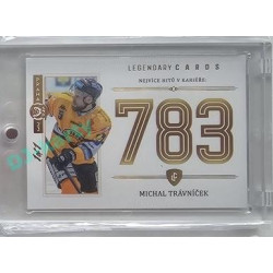 2023 Legendary Cards REKORDY ČESKÉ EXTRALIGY #ZC-H1 Michal Trávníček Základní Část Expo Praha Gold 1/1