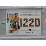 2023 Legendary Cards REKORDY ČESKÉ EXTRALIGY #ZC-U02 Viktor Hübl Základní Část Expo Praha Gold 1/1