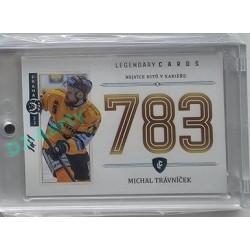 2023 Legendary Cards REKORDY ČESKÉ EXTRALIGY #ZC-H1 Michal Trávníček Základní Část Expo Praha Turquoise 1/1