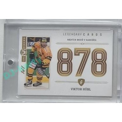 2023 Legendary Cards REKORDY ČESKÉ EXTRALIGY #ZC-PC2 Viktor Hübl Základní Část Expo Praha Gold 1/1
