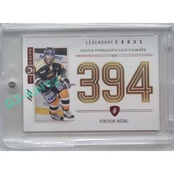2023 Legendary Cards REKORDY ČESKÉ EXTRALIGY #ZC-GC1 Viktor Hübl Základní Část Expo Praha Red 1/1