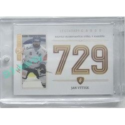 2023 Legendary Cards REKORDY ČESKÉ EXTRALIGY #ZC-MB1 Jan Výtisk Základní Část Expo Praha Gold 1/1