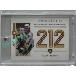 2023 Legendary Cards REKORDY ČESKÉ EXTRALIGY #ZC-PM1 Václav Skuhravý Základní Část Expo Praha Gold 1/1