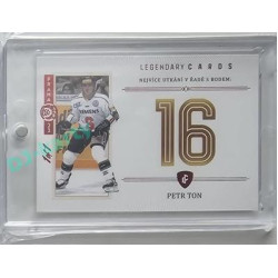2023 Legendary Cards REKORDY ČESKÉ EXTRALIGY #ZC-PR7 Petr Ton Základní Část Expo Praha Red 1/1