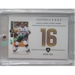 2023 Legendary Cards REKORDY ČESKÉ EXTRALIGY #ZC-PR7 Petr Ton Základní Část Expo Praha Emerald 1/1