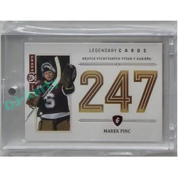 2023 Legendary Cards REKORDY ČESKÉ EXTRALIGY #ZC-WC3 Marek Pinc Základní Část Expo Praha Red 1/1
