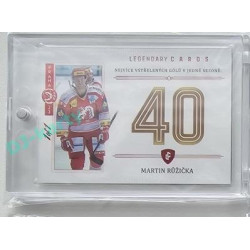 2023 Legendary Cards REKORDY ČESKÉ EXTRALIGY #ZC-GS1 Martin Růžička Základní Část Expo Praha Red 1/1