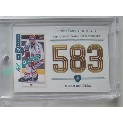 2023 Legendary Cards REKORDY ČESKÉ EXTRALIGY #ZC-MB3 Milan Doudera Základní Část Expo Praha Turquoise 1/1