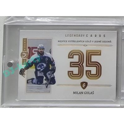 2023 Legendary Cards REKORDY ČESKÉ EXTRALIGY #ZC-GS6 Milan Gulaš Základní Část Expo Praha Gold 1/1