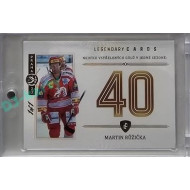 2023 Legendary Cards REKORDY ČESKÉ EXTRALIGY #ZC-GS1 Martin Růžička Základní Část Expo Praha Gold 1/1