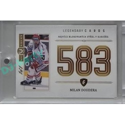 2023 Legendary Cards REKORDY ČESKÉ EXTRALIGY #ZC-MB3 Milan Doudera Základní Část Expo Praha Gold 1/1