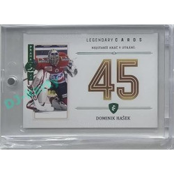 2023 Legendary Cards REKORDY ČESKÉ EXTRALIGY #ZC-03 Dominik Hašek Základní část Expo Praha Emerald 1/1