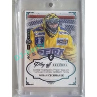 2023 Legendary Cards REKORDY ČESKÉ EXTRALIGY #PW-01 Roman Čechmánek Play Off Expo Praha Turquoise 1/1