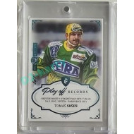 2023 Legendary Cards REKORDY ČESKÉ EXTRALIGY #MPP-01 Tomáš Sršeň Play Off Expo Praha Turquoise 1/1