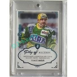 2023 Legendary Cards REKORDY ČESKÉ EXTRALIGY #MPP-01 Tomáš Sršeň Play Off Expo Praha Turquoise 1/1