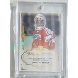 2023 Legendary Cards REKORDY ČESKÉ EXTRALIGY #PGC-04 Jaroslav Hlinka Play Off Expo Praha Gold 1/1