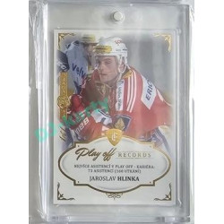 2023 Legendary Cards REKORDY ČESKÉ EXTRALIGY #PAC-04 Jaroslav Hlinka Play Off Expo Praha Gold 1/1