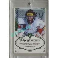 2023 Legendary Cards REKORDY ČESKÉ EXTRALIGY #PS-01 Roman Málek Play Off Expo Praha Emerald 1/1