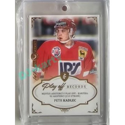2023 Legendary Cards REKORDY ČESKÉ EXTRALIGY #PAC-01 Petr Kadlec Play Off Expo Praha Gold 1/1