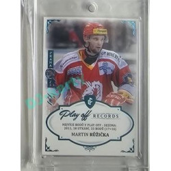 2023 Legendary Cards REKORDY ČESKÉ EXTRALIGY #PPS-01 Martin Růžička Play Off Expo Praha Turquoise 1/1