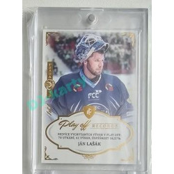 2023 Legendary Cards REKORDY ČESKÉ EXTRALIGY #PW-04 Ján Lašák Play Off Expo Praha Gold 1/1