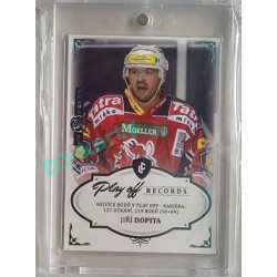 2023 Legendary Cards REKORDY ČESKÉ EXTRALIGY #PPC-03 Jiří Dopita Play Off Expo Praha Turquoise 1/1