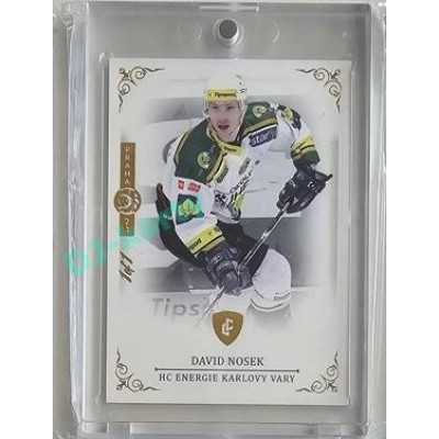 2023 Legendary Cards REKORDY ČESKÉ EXTRALIGY #010 David Nosek Expo Praha Gold 1/1