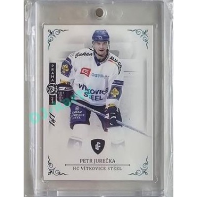 2023 Legendary Cards REKORDY ČESKÉ EXTRALIGY #075 Petr Jurečka Expo Praha Turquoise 1/1