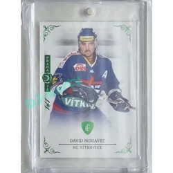 2023 Legendary Cards REKORDY ČESKÉ EXTRALIGY #009 David Moravec Expo Praha Emerald 1/1