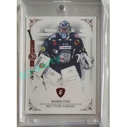 2023 Legendary Cards REKORDY ČESKÉ EXTRALIGY #042 Marek Pinc Expo Praha Red 1/1