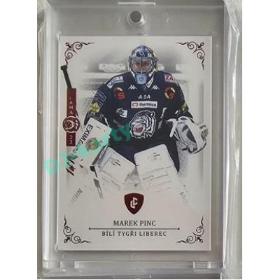 2023 Legendary Cards REKORDY ČESKÉ EXTRALIGY #042 Marek Pinc Expo Praha Red 1/1